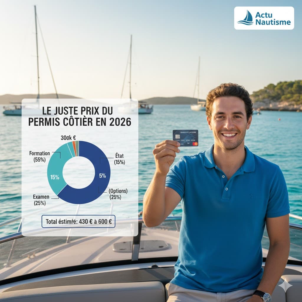 Combien coûte le permis bateau en 2026 ?