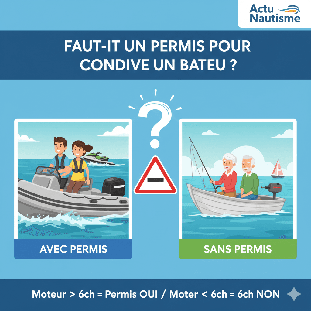 Faut-il un permis pour conduire un bateau ?