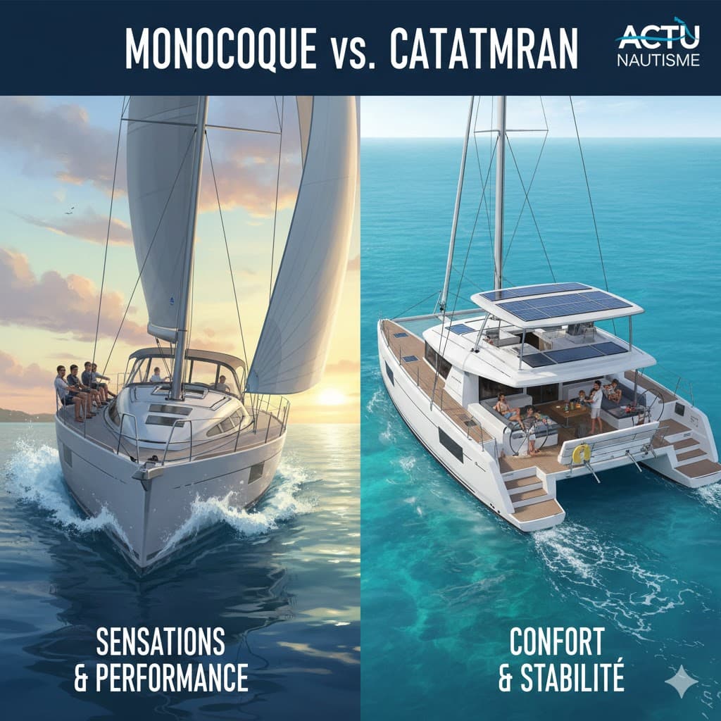 Monocoque ou catamaran : lequel choisir ?