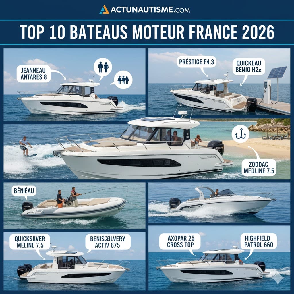 Top 10 des bateaux à moteur les plus populaires en France